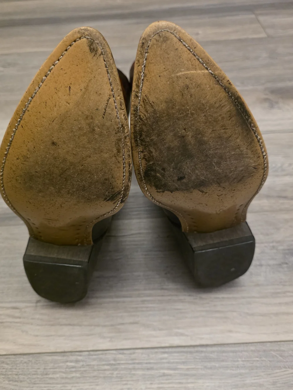 ACME Brown Leather Western Cowboy Boots